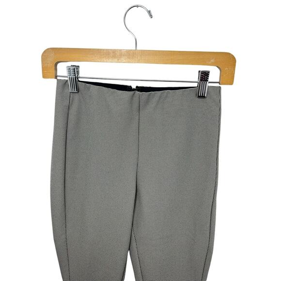 Rag & Bone Skinny Ankle Pants Black White Cropped Size 0 Herringbone Office - Picture 4 of 12